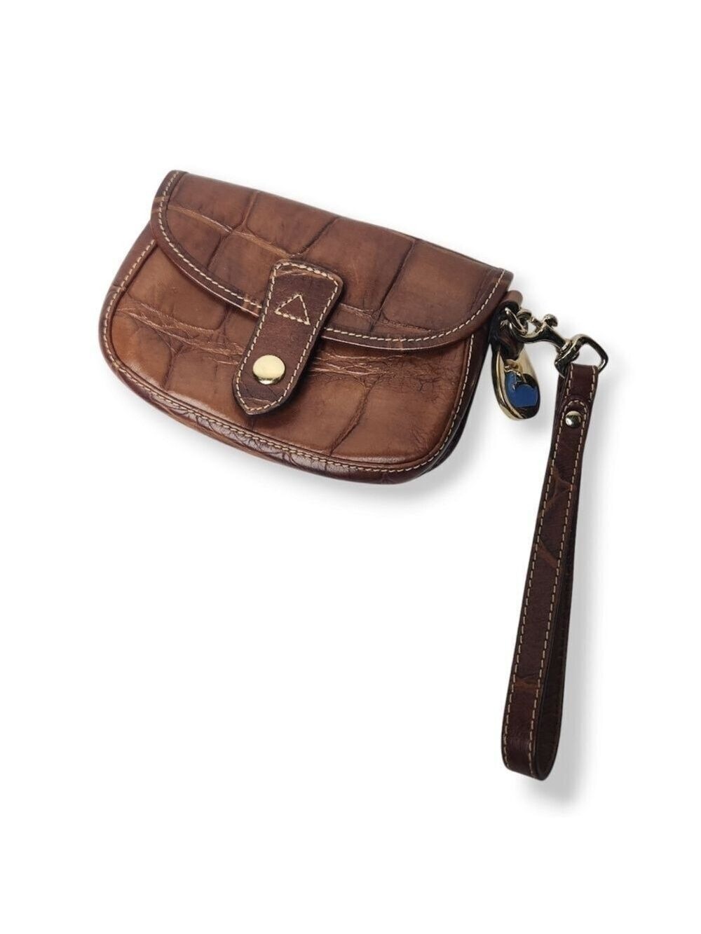 Vintage Dooney & Bourke Leather Wristlet Purse